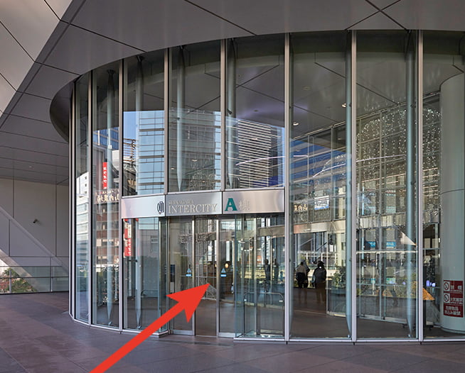 にしたんARTクリニック品川院へ品川駅から徒歩で向かう道順を説明した画像