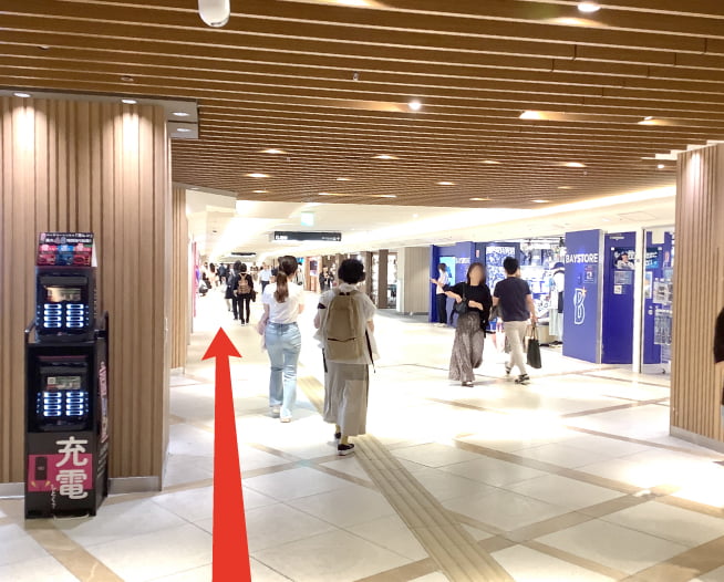 にしたんARTクリニック横浜院へ横浜駅から徒歩で向かう道順を説明した画像