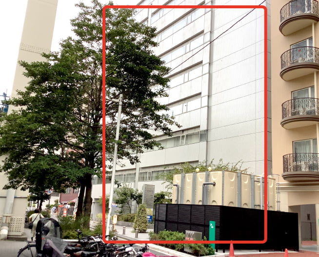 にしたんARTクリニック横浜院へ横浜駅から徒歩で向かう道順を説明した画像